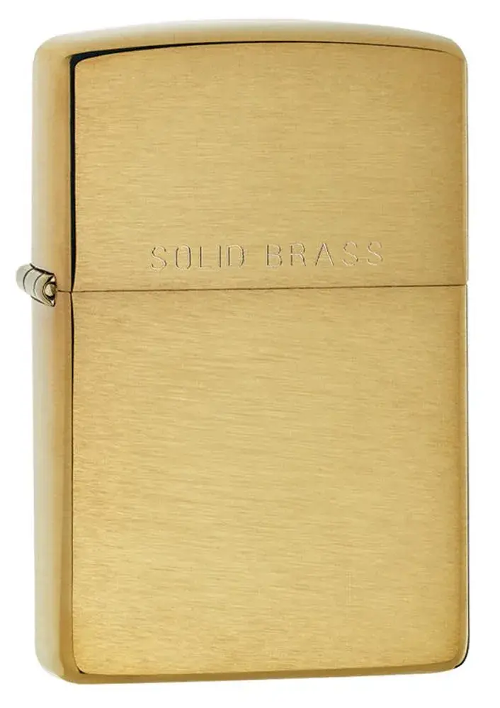 Zippo Classic Solid Brass Windproof Lighter